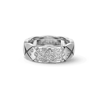 18K White Gold CC Coco Crush Diamonds Ring