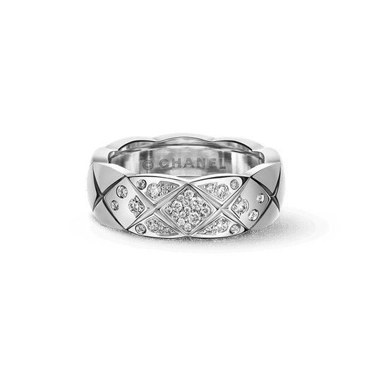18K White Gold CC Coco Crush Diamonds Ring