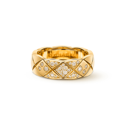 18K Yellow Gold CC Coco Crush Diamonds Ring