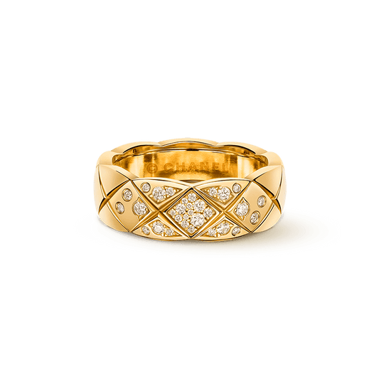 18K Yellow Gold CC Coco Crush Diamonds Ring