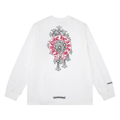 CHROME-HEARTS Men's Long-Sleeve T-shirt Sweatshirt K8006