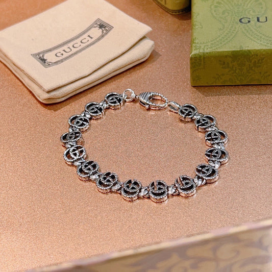 Double G Interlocking G Bracelet