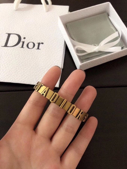 18K CD J¡¯adior Star Open Cuff Bracelet