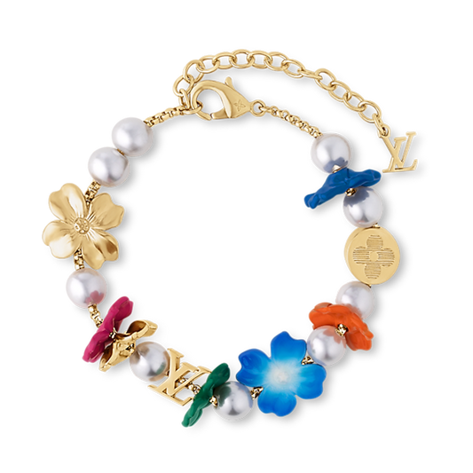 18K Louis Surfin' Flower Bracelet