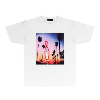 PURPLE  fashion T-shirt