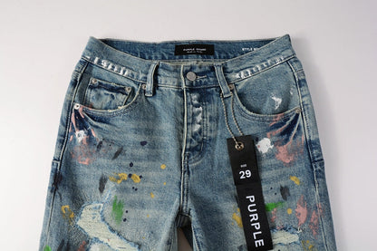 PURPLE  Fashion Jeans 9072