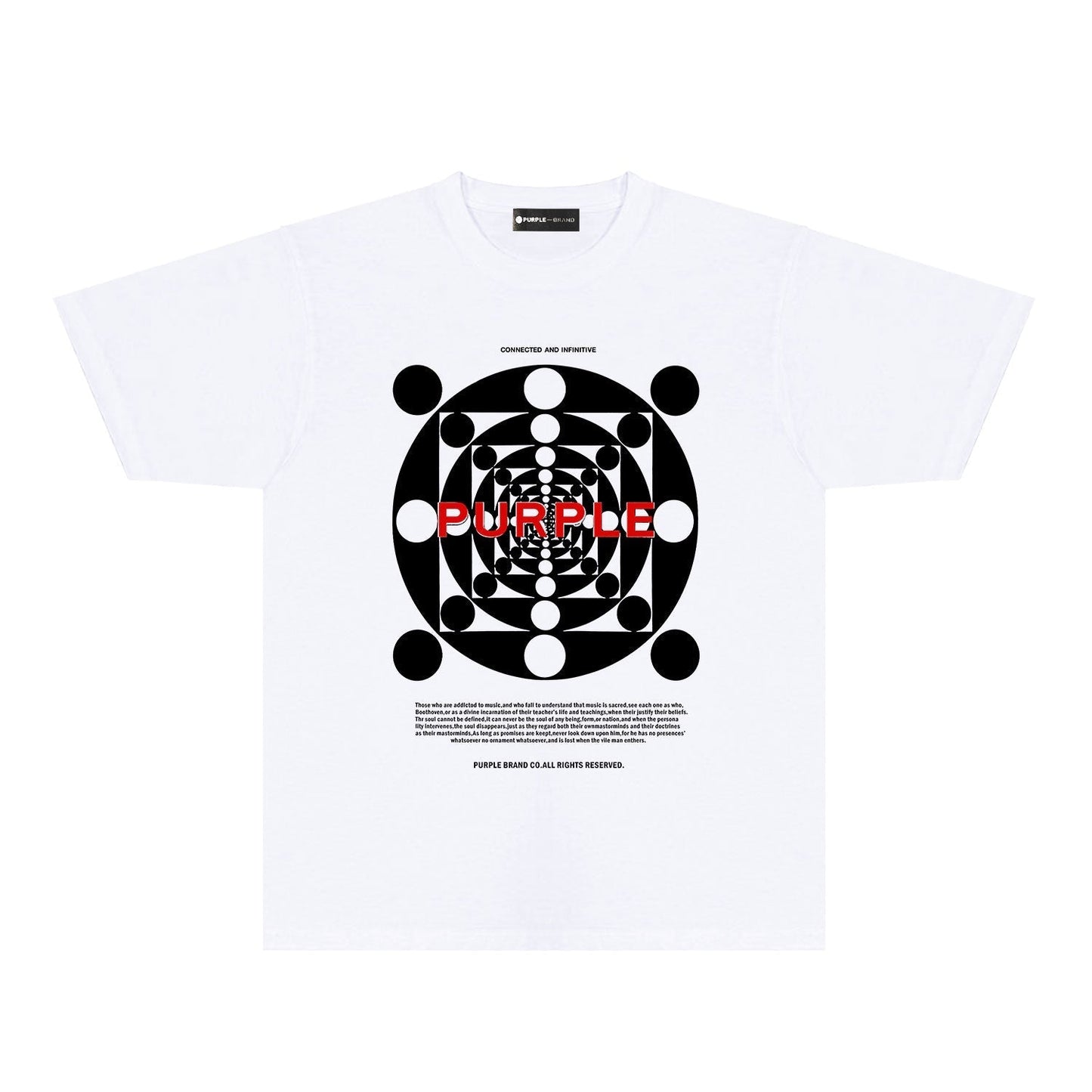 PURPLE  fashion T-shirt