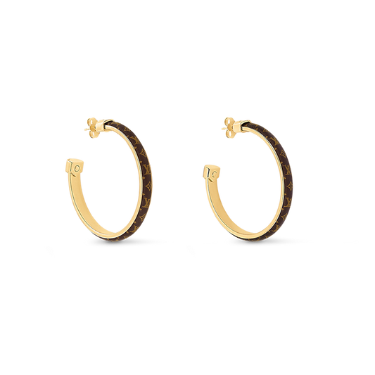 18K Louis Signature Earrings
