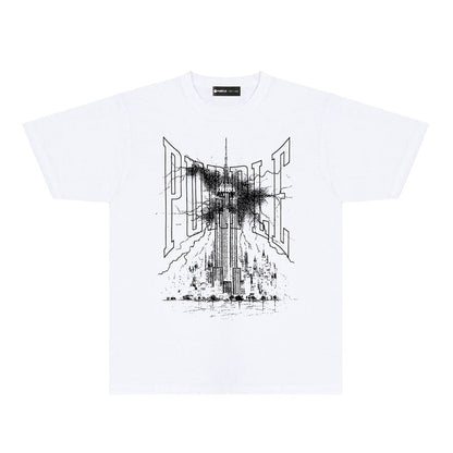 PURPLE  fashion T-shirt