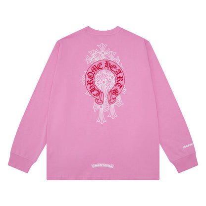 CHROME-HEARTS Men's Long-Sleeve T-shirt Sweatshirt K8006