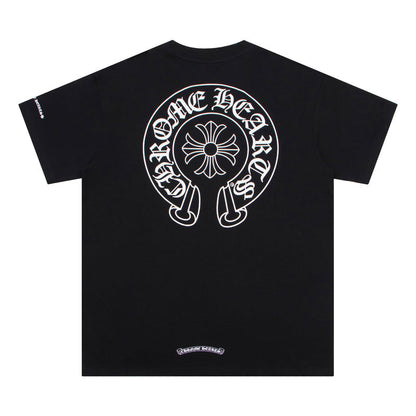 CHROME-HEARTS HorseShoe Logo Pocket T-Shirt K6013