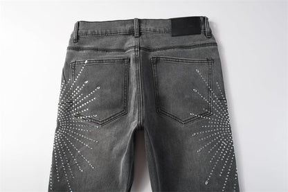 PURPLE  Fashion Jeans 9123