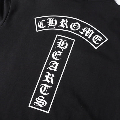 Chrome-Hearts Hoodie - Black Street Style Embroidered Sweatshirt 851