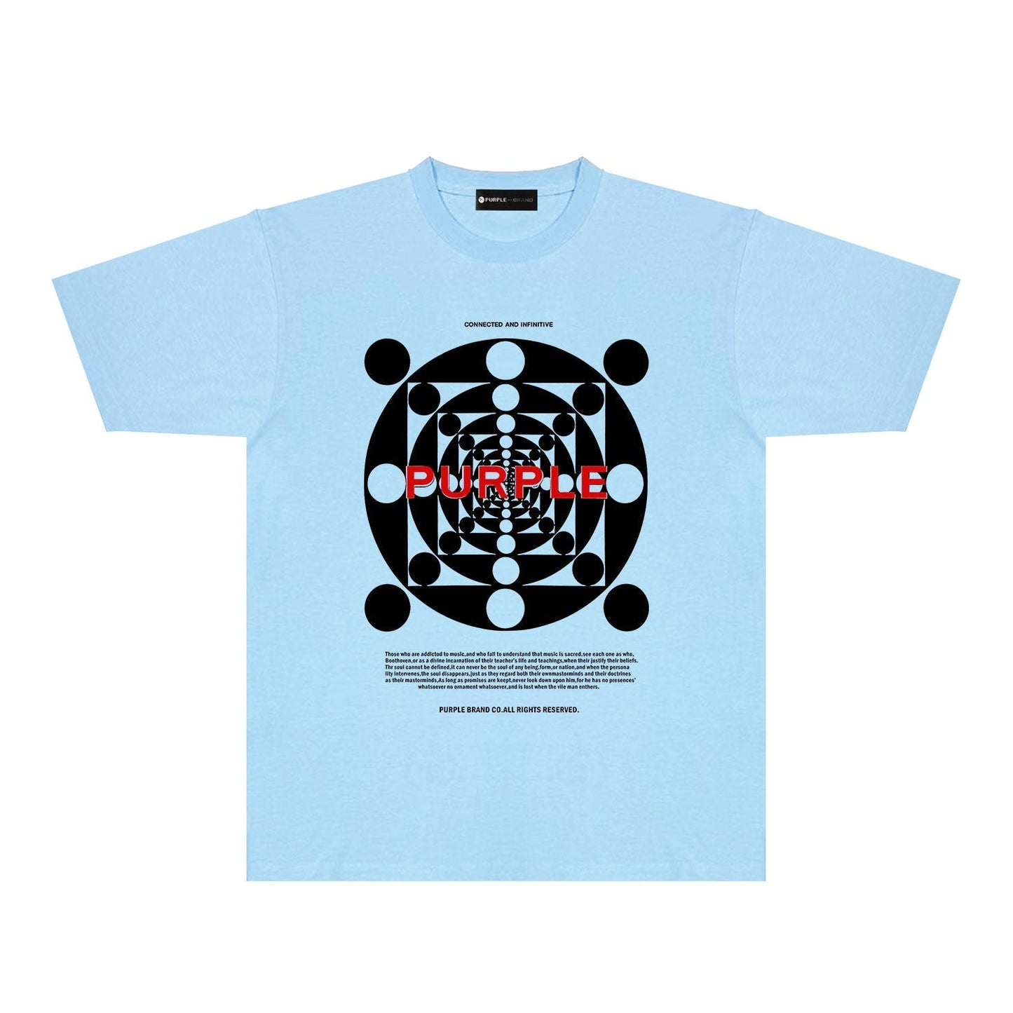 PURPLE  fashion T-shirt