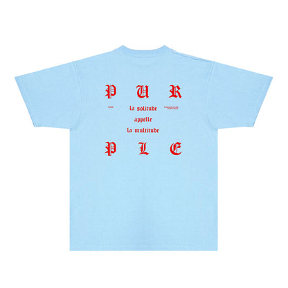 PURPLE  fashion T-shirt