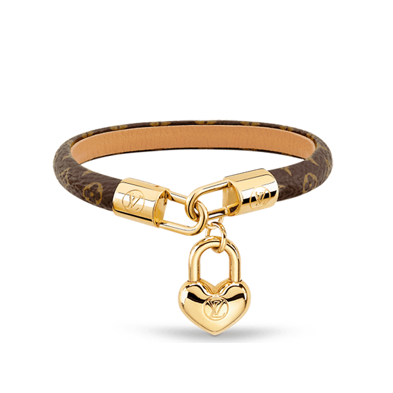 18K Louis Crazy In Lock Charm Bracelet