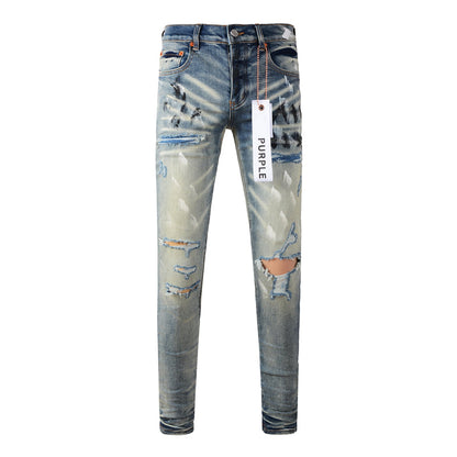 PURPLE  Fashion Jeans 9037