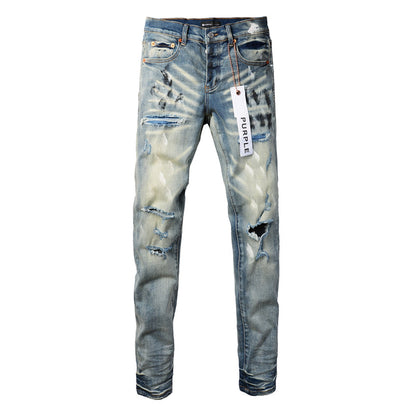 PURPLE  Fashion Jeans 9037