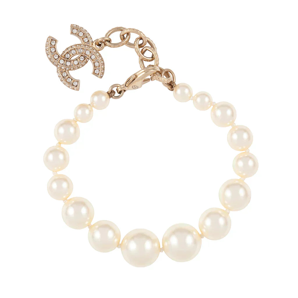 18K Pearls CC Bracelet