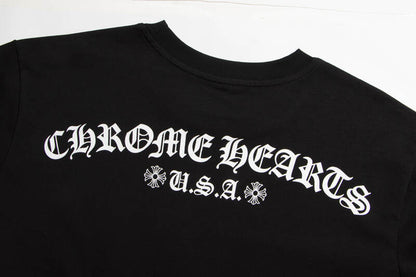 CHROME-HEARTS Men's Long-Sleeve T-shirt Sweatshirt K8005