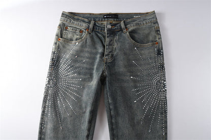 PURPLE  Fashion Jeans 9122