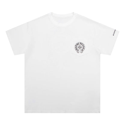 CHROME-HEARTS HorseShoe Logo Pocket T-Shirt K6013