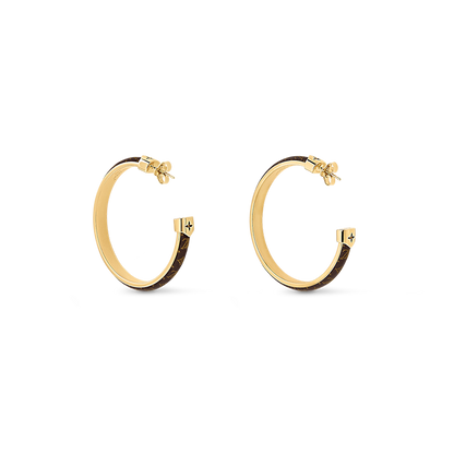 18K Louis Signature Earrings