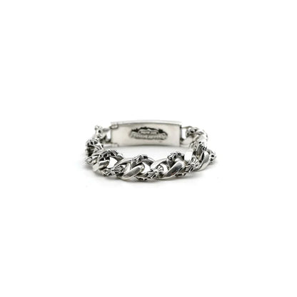 Chrome-Hearts DAGGER ID FANCY LINK CLIP BRACELET -9
