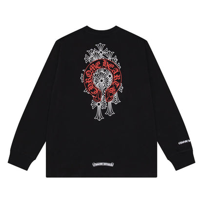 CHROME-HEARTS Men's Long-Sleeve T-shirt Sweatshirt K8006
