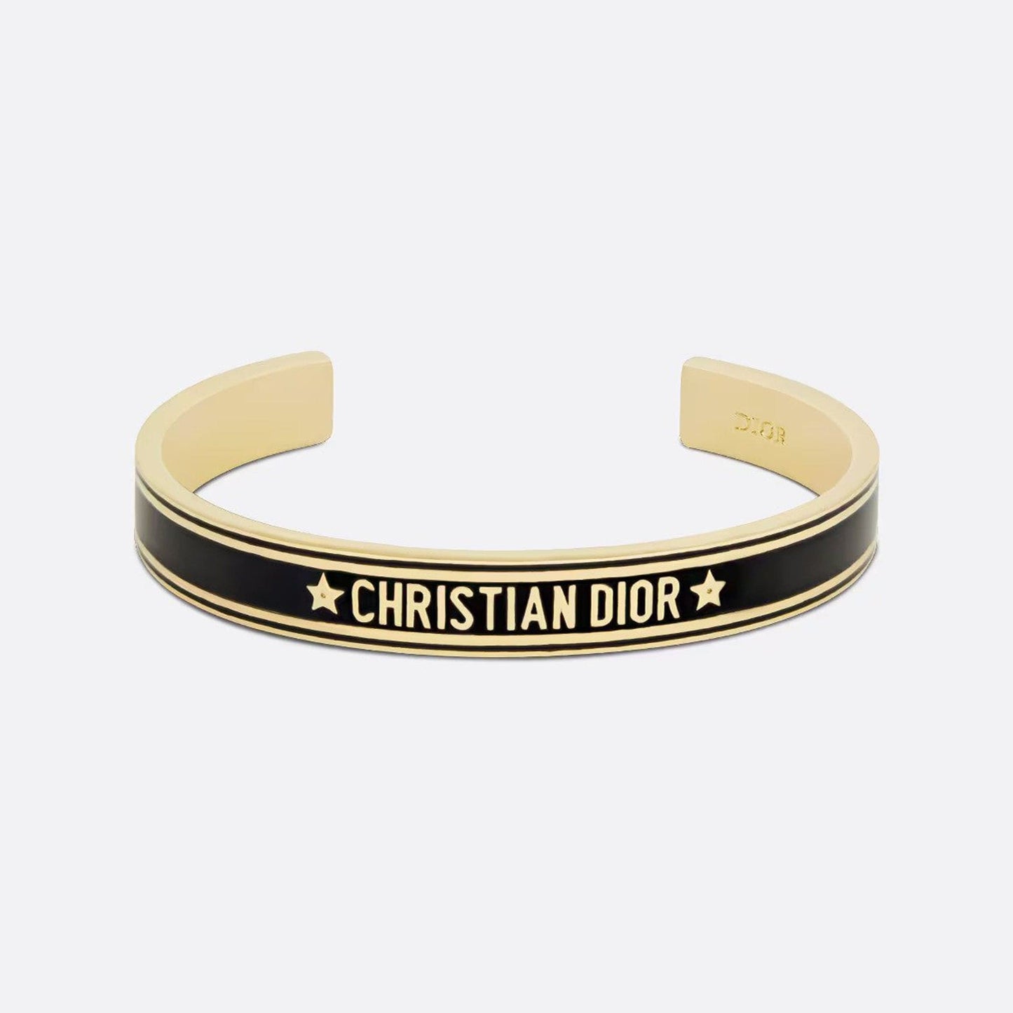 18K CD Black Code Bangle Bracelet