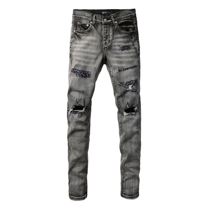 PURPLE  Fashion Jeans 9068