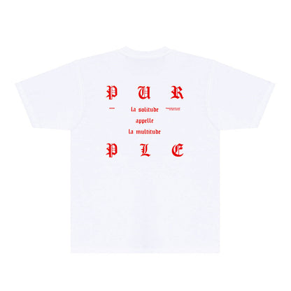 PURPLE  fashion T-shirt