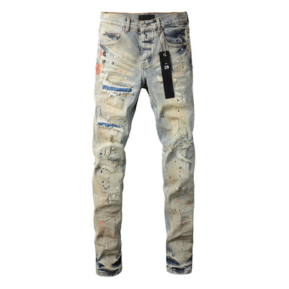 PURPLE  Fashion Jeans 9071