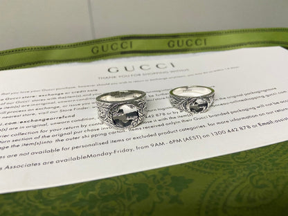 Double G Interlocking G Ring