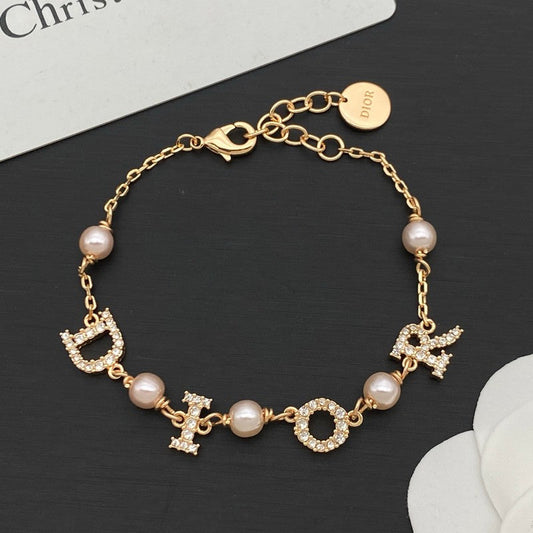 18K CD Pearl Bracelet