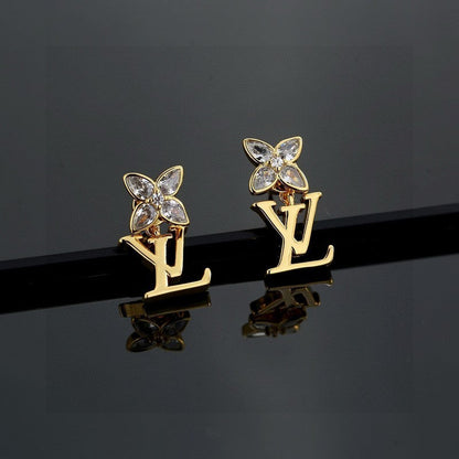 18K Louis Iconic Diamond Earrings