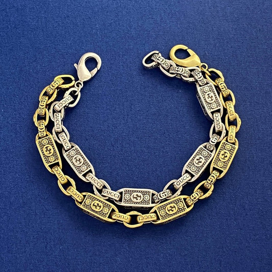 18K Double G Chain Bracelet