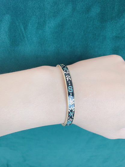 18K Double G Icon Blooms Bracelet