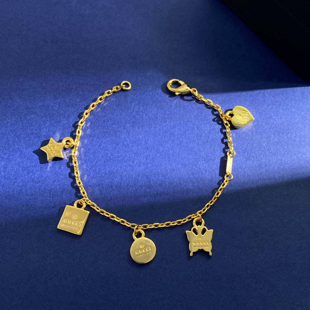 18K Double G Letter Bracelet