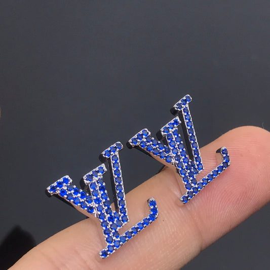 18K Louis Iconic Aquamarine Earrings