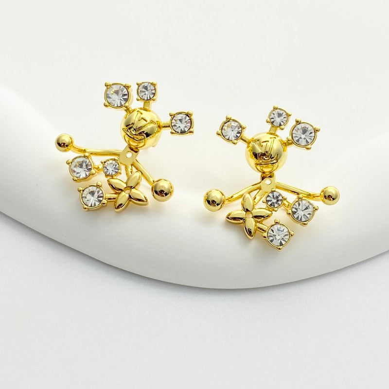 18K Louis Diamond Earrings