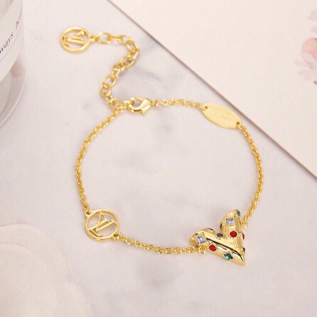 18K Louis Essential V Plan¨¨te Bracelet