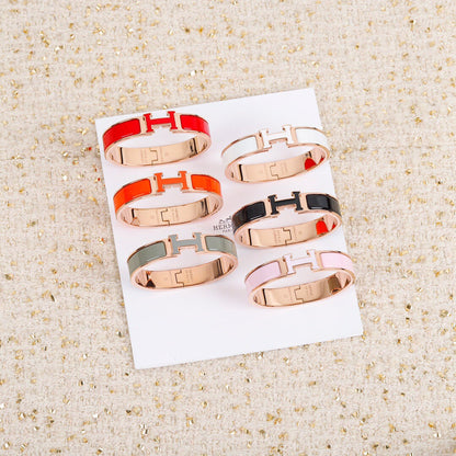 18K Clic H Orange Bracelet