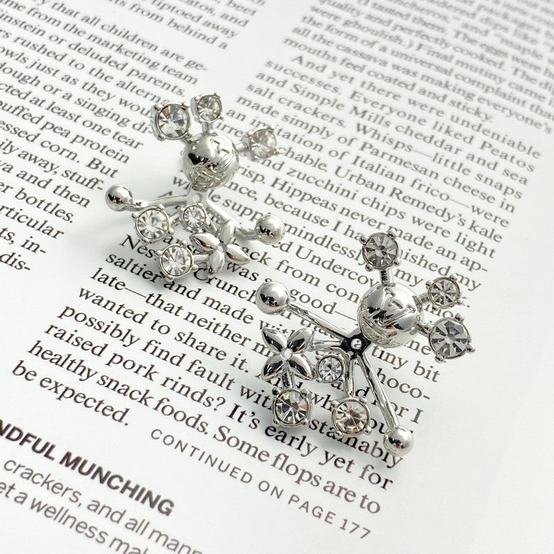 18K Louis Diamond Earrings