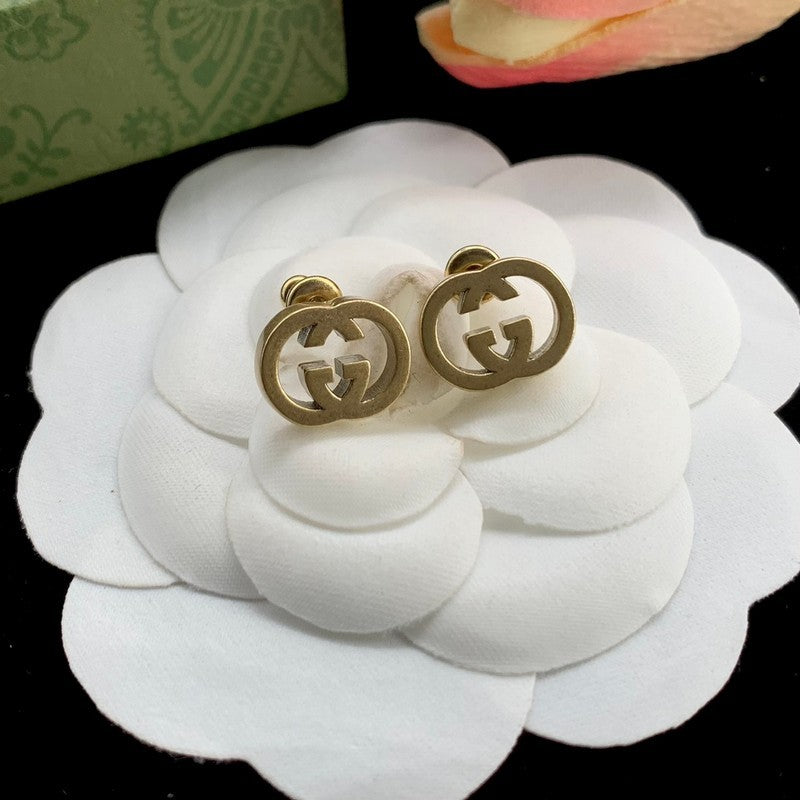 18K GG Gold Earrings