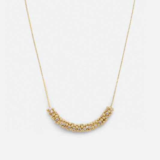 18K BV Facet Pearl Necklace