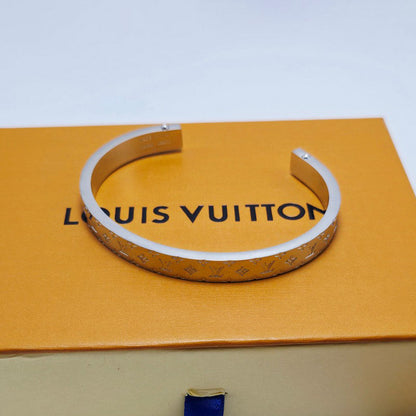 18K Louis Monogram Gold Bracelet