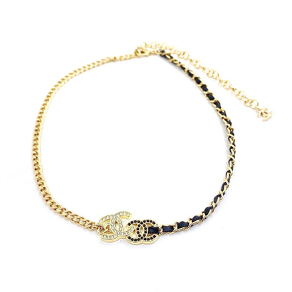 18K CC Black & White Necklace