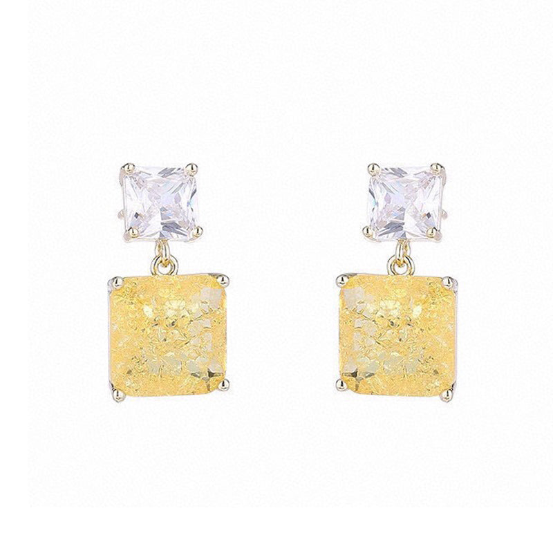 18K BV Crystals Earrings