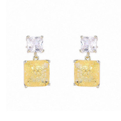 18K BV Crystals Earrings